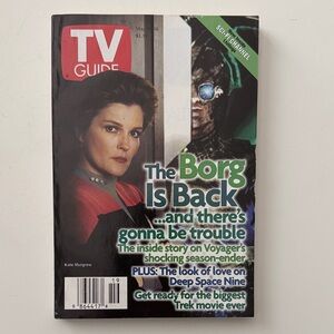 TV Guide May 10-16, 1997 The Borg is Back (Captain Janeway -Star Trek-Voyager)